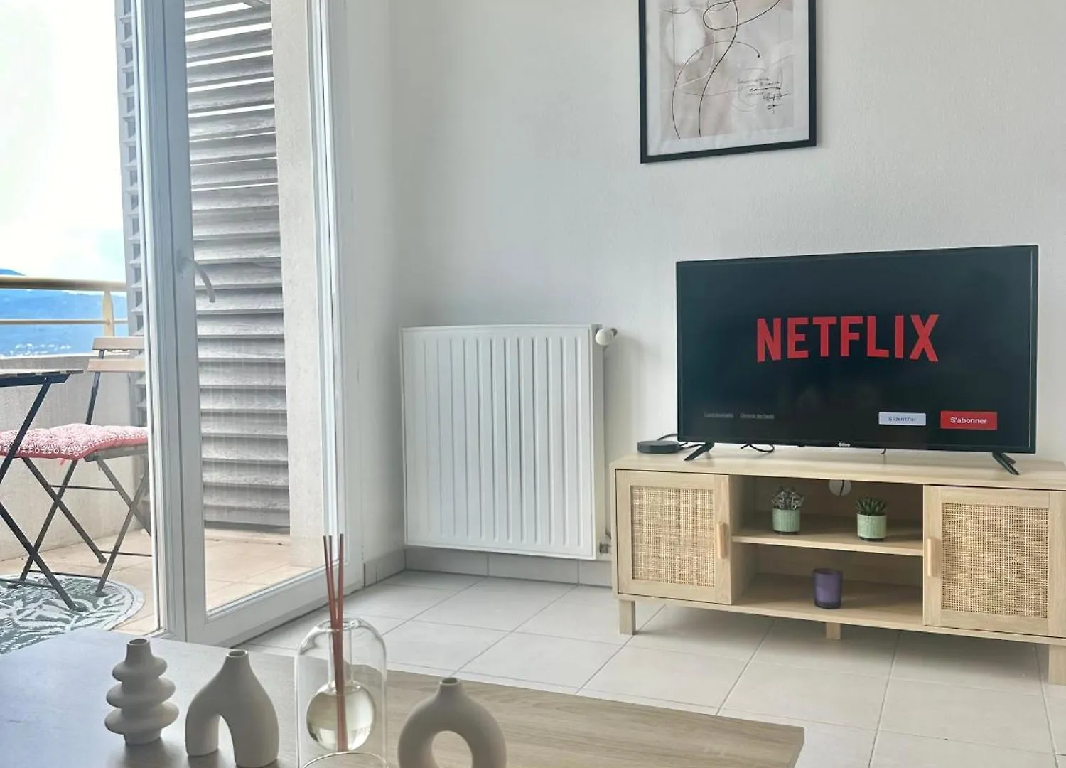Apartamento Cosy Studio Avec Parking Et Vue Feerique Niza Francia